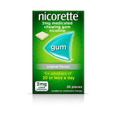 Nicorette Gum 2mg Original 30 Pack